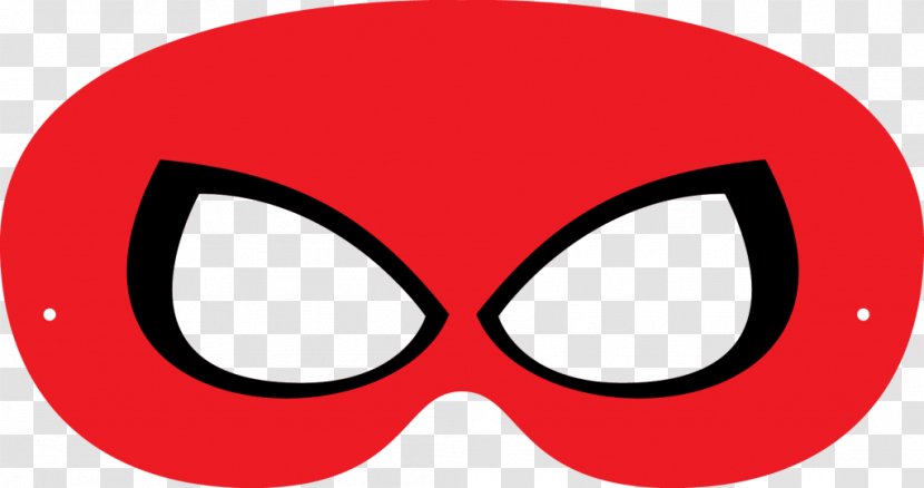 Spider-Man Mask Superhero Template Blindfold - Mouth Transparent PNG
