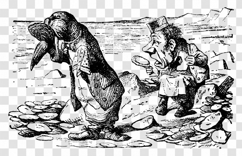 The Walrus And Carpenter Through Looking-Glass, What Alice Found There Tweedledum Alice's Adventures In Wonderland Jabberwocky - Human Behavior Transparent PNG