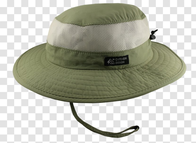 Sun Hat Product Design Khaki - Big Head Transparent PNG