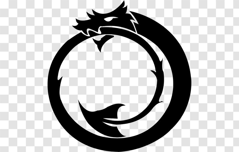 Crescent Black-and-white Stencil Eye Line Art - Blackandwhite - Logo Symbol Transparent PNG