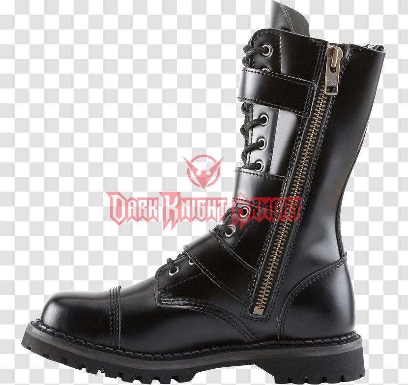 Motorcycle Boot Combat Leather Shoe - Sandal - Calf Spear Transparent PNG