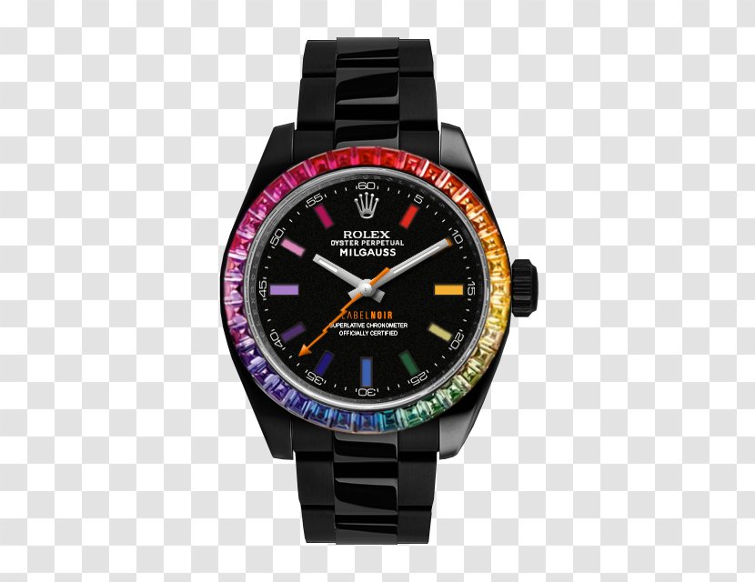 Chronograph Rolex Milgauss Watch Jewellery Armani - Accessory - Gradient Color Transparent PNG