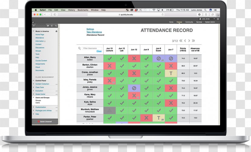 Computer Program Software Blackboard Learn Spreadsheet Student Transparent PNG