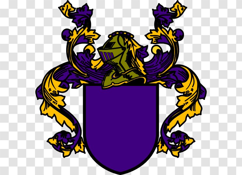 Coat Of Arms Crest Surname Heraldry Clip Art - Curve Purple Transparent PNG