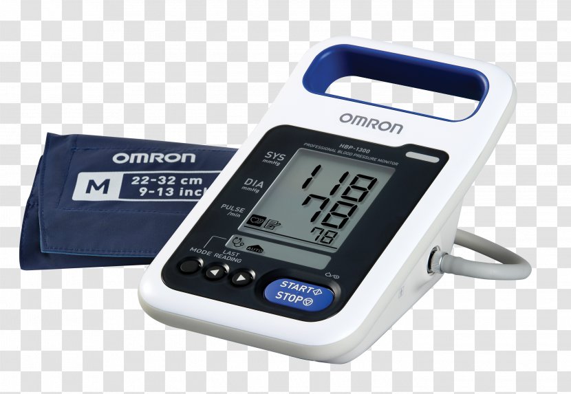 Omron Sphygmomanometer Blood Pressure Otoscope Monitoring - Measuring Instrument - Monitor Transparent PNG