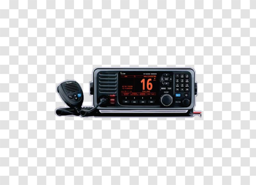 Marine VHF Radio Digital Selective Calling Very High Frequency Icom Incorporated Transparent PNG