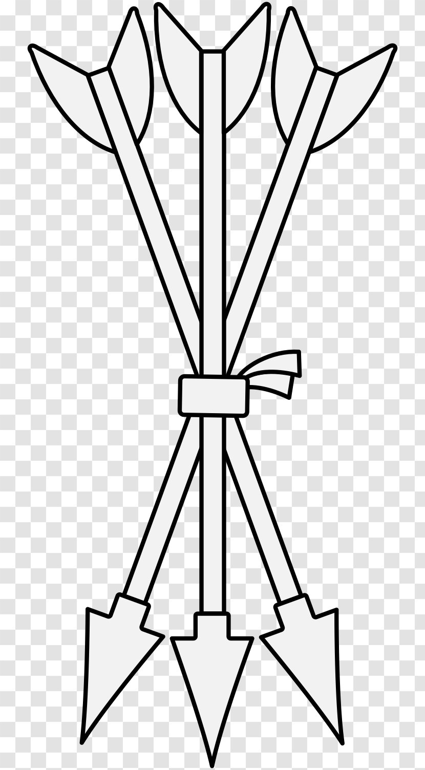 Clip Art Line Artist Heraldry - Arrow Drawing Transparent PNG