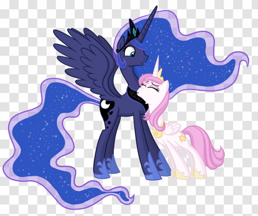 Princess Luna Celestia Pinkie Pie Cadance Pony - Mythical Creature - Elements Transparent PNG