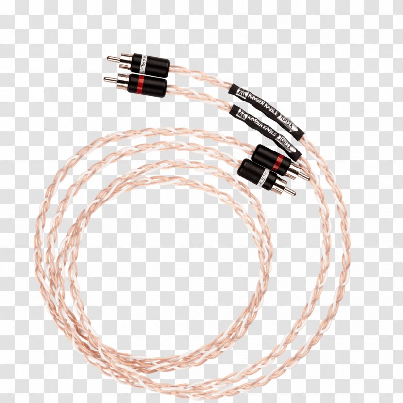 Coaxial Cable Speaker Wire RCA Connector Electrical Kimber Kable - Biwiring Transparent PNG