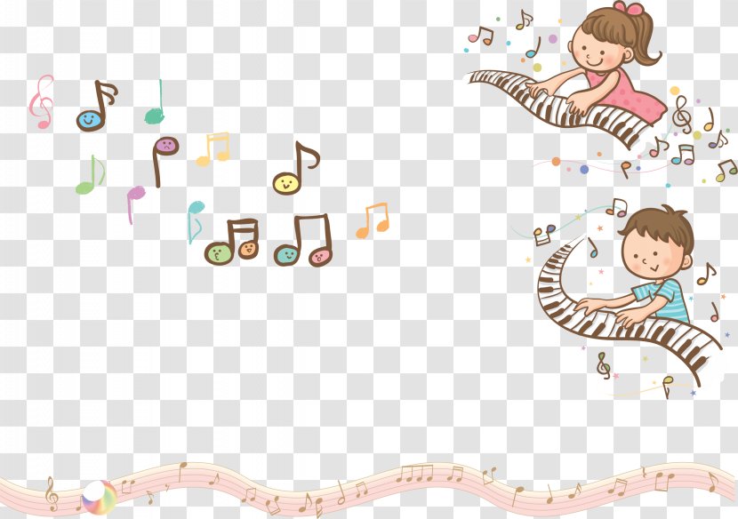 Clip Art Illustration Piano Musical Note - Silhouette Transparent PNG