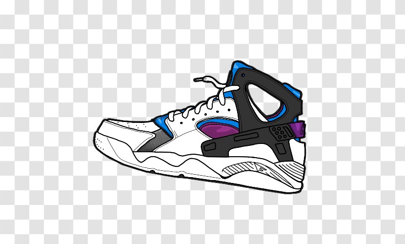 Trainer Huarache Nike Sports Shoes - Flower Transparent PNG