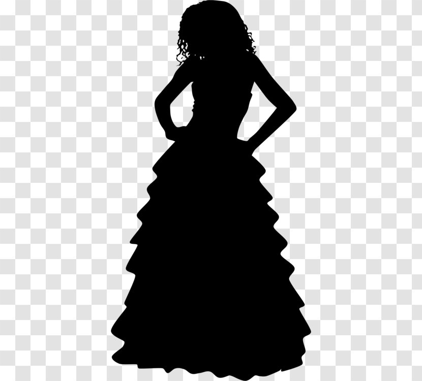Wedding Silhouette - Sleeve Day Dress Transparent PNG