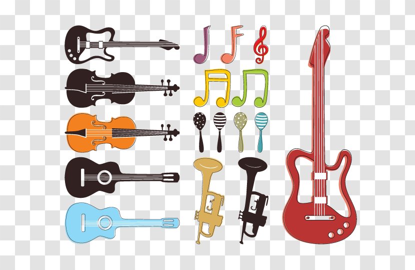 Musical Instruments Acoustic Guitar Clip Art - Cartoon - Creative Performing Transparent PNG