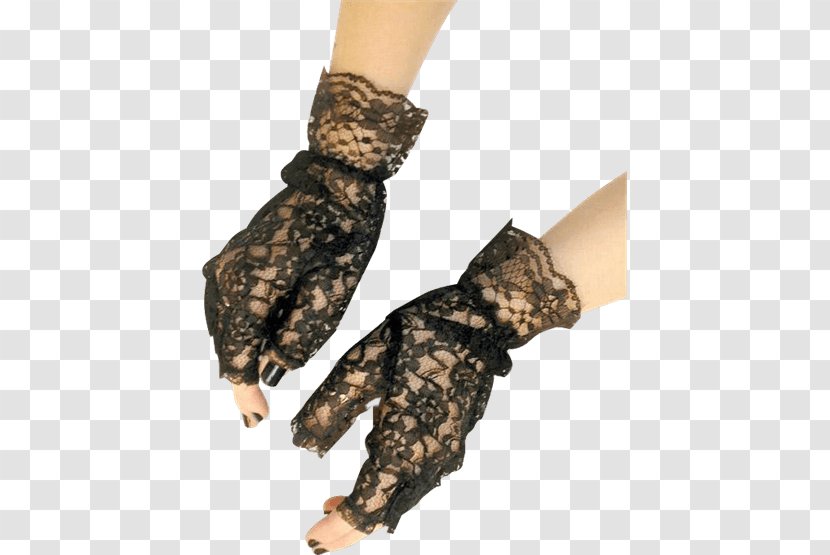 Glove Clothing Accessories Lace Victorian Era - Neck - Dress Transparent PNG