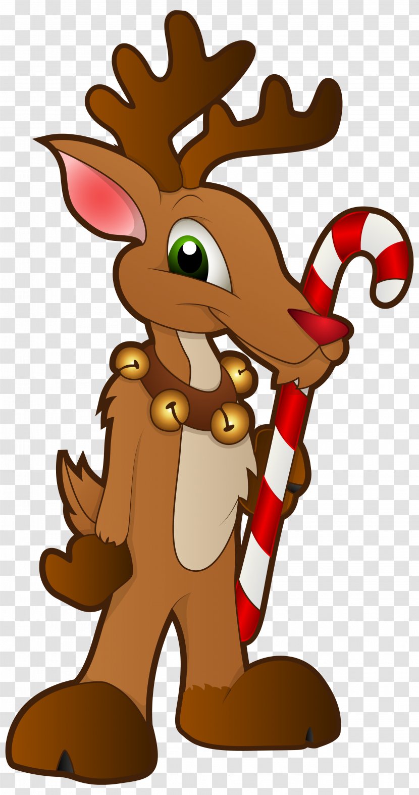 Rudolph Santa Claus's Reindeer Christmas Clip Art - Mammal - PNG Image Transparent PNG