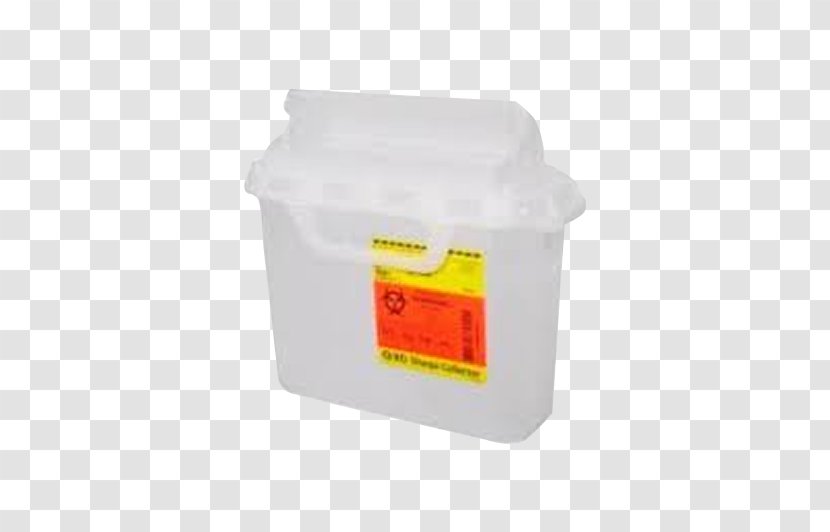 Sharps Waste Plastic Becton Dickinson Container Health Care - Hypodermic Needle - Containment Transparent PNG