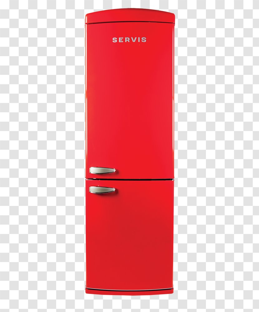 Refrigerator - Red Transparent PNG