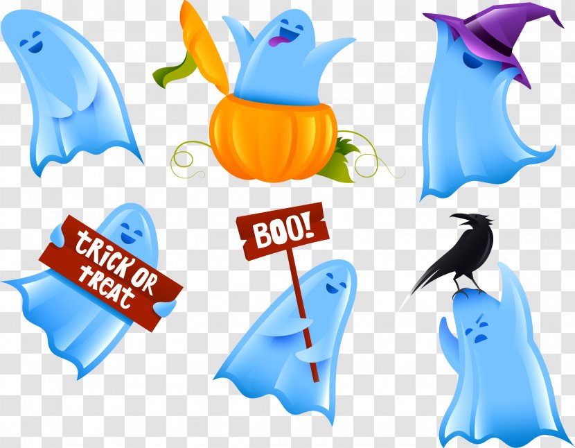 Halloween Ghost Cartoon Transparent PNG