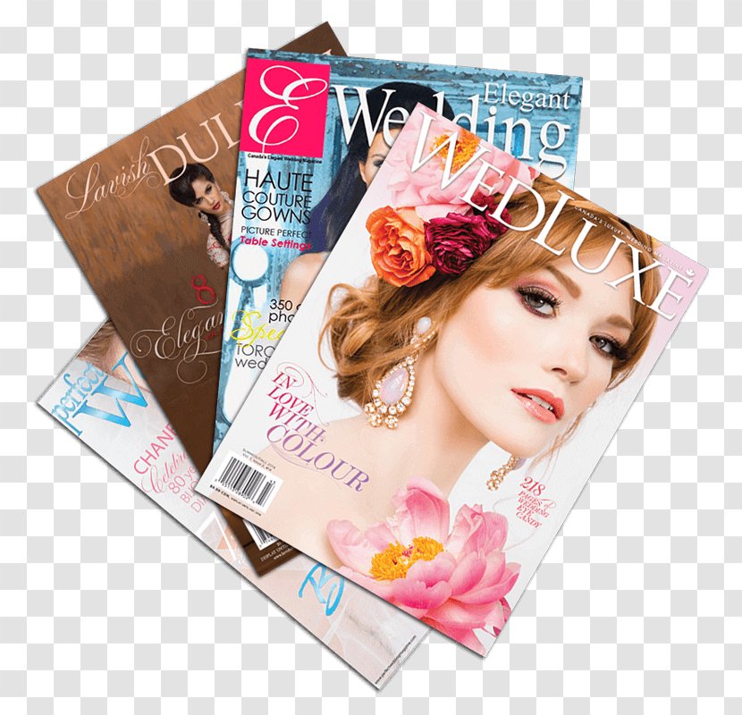 Hair Coloring Magazine - Bride Friends Transparent PNG