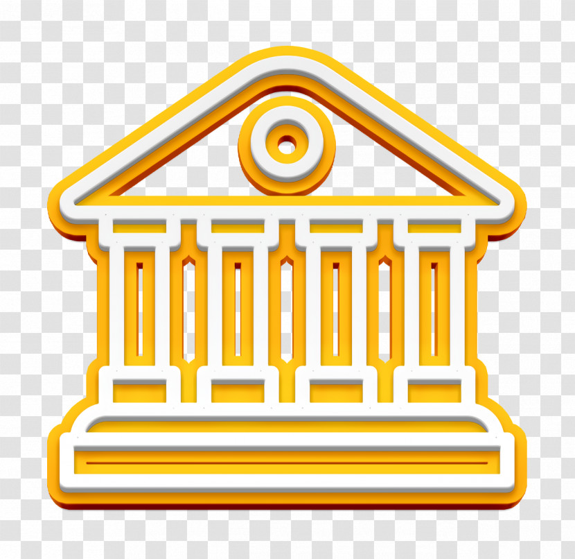 School Icon Bank Icon Transparent PNG