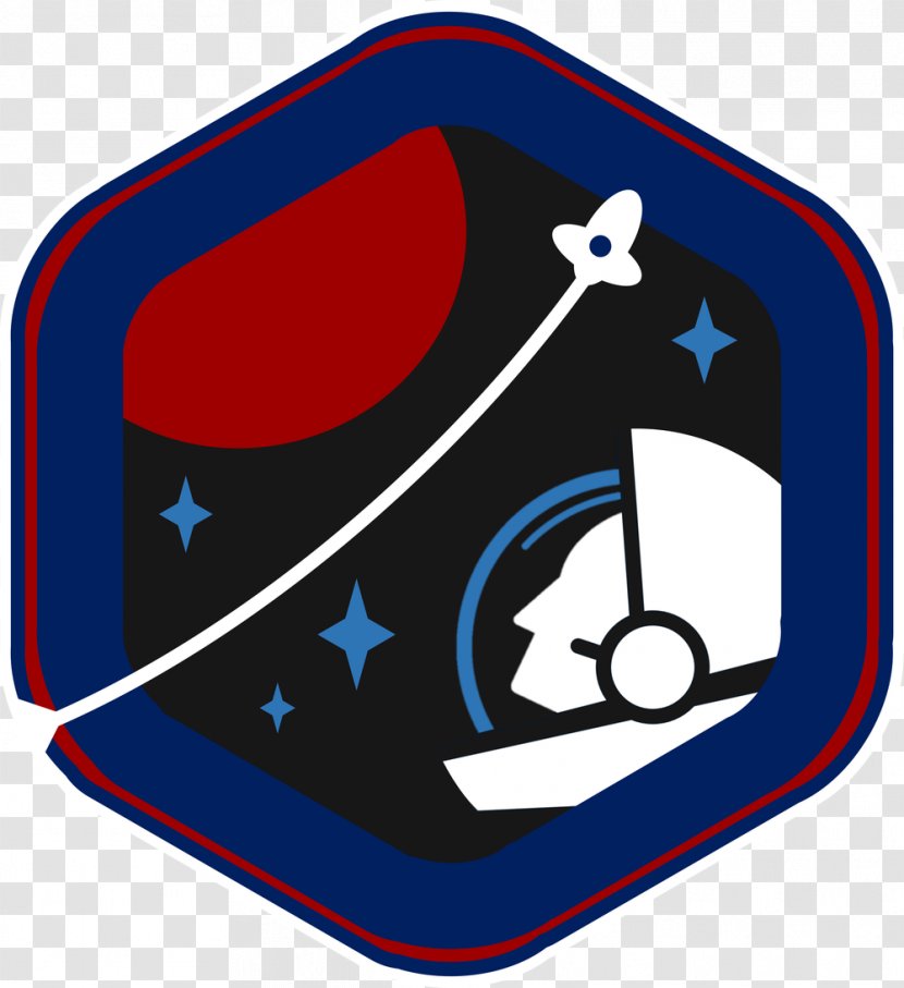 Mission Patch Embroidered Mars Desert Research Station WordPress.com - Project - Blue Transparent PNG