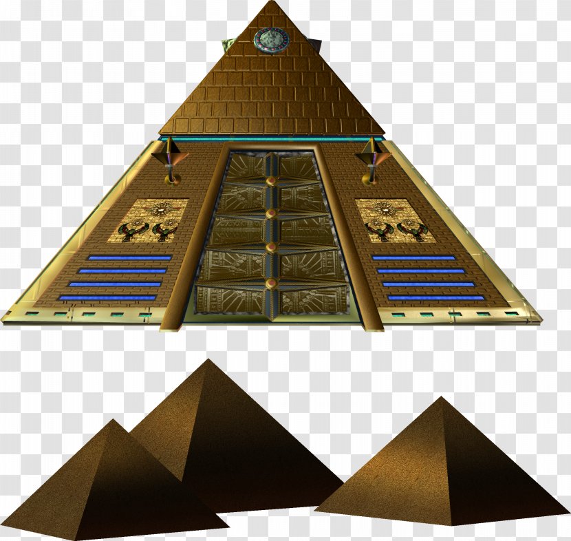 Egyptian Pyramids Great Pyramid Of Giza Ancient Egypt - Roof Transparent PNG