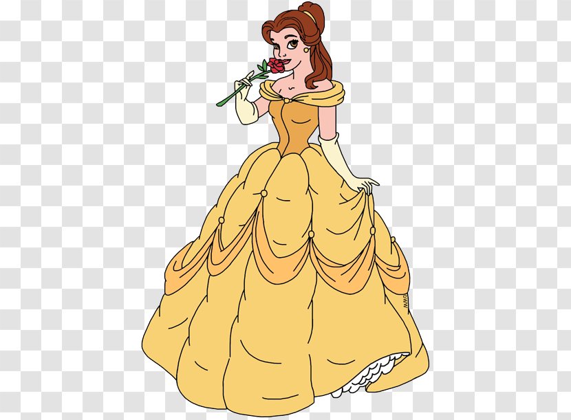 Belle Beast The Walt Disney Company Clip Art - Fictional Character - Beauty And Silhouette Transparent PNG