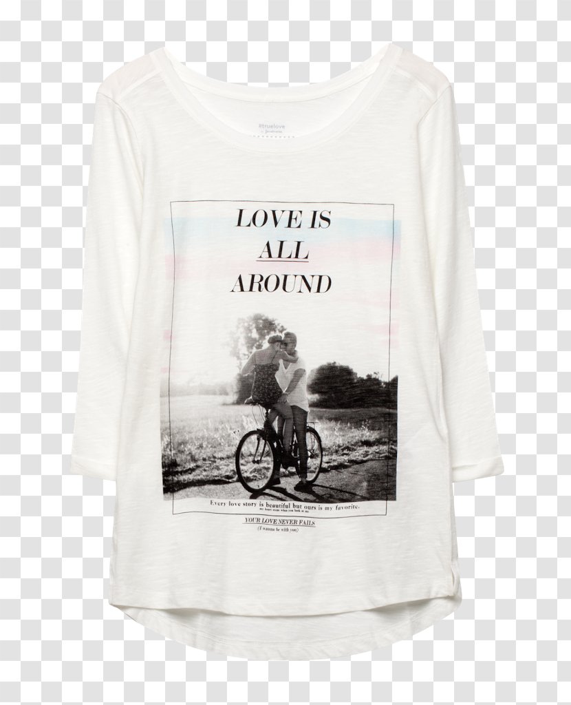 Long-sleeved T-shirt Gift Valentine's Day - Everyday - Tshirt Transparent PNG