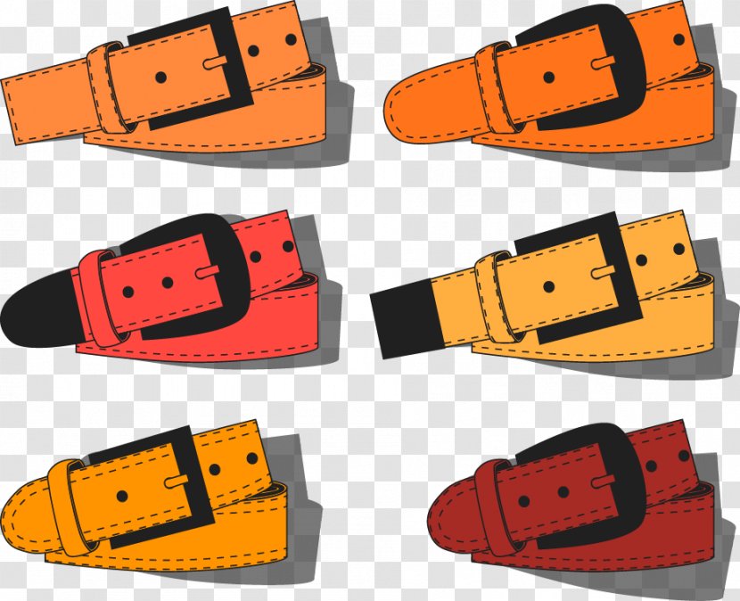 Belt Strap Euclidean Vector - Designer Transparent PNG