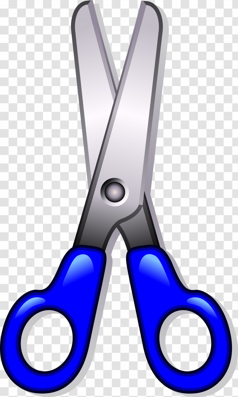 School Supplies Drawing - Decoupage - Scissors And Comb Transparent PNG