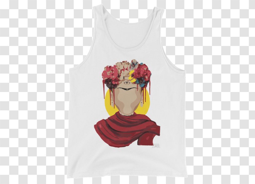 Printed T-shirt Sleeve Clothing Top - T Shirt - FRIDA Transparent PNG