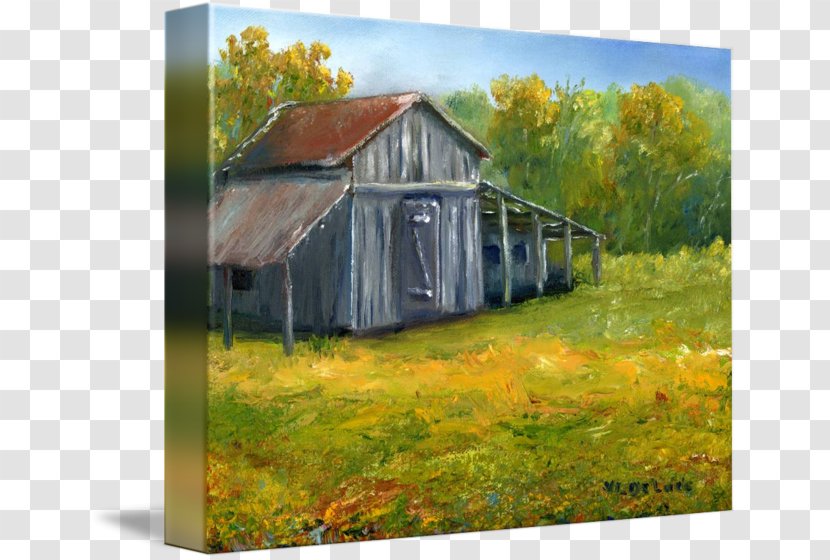 Landscape Painting Art Shed Barn - Land Lot - Old Transparent PNG