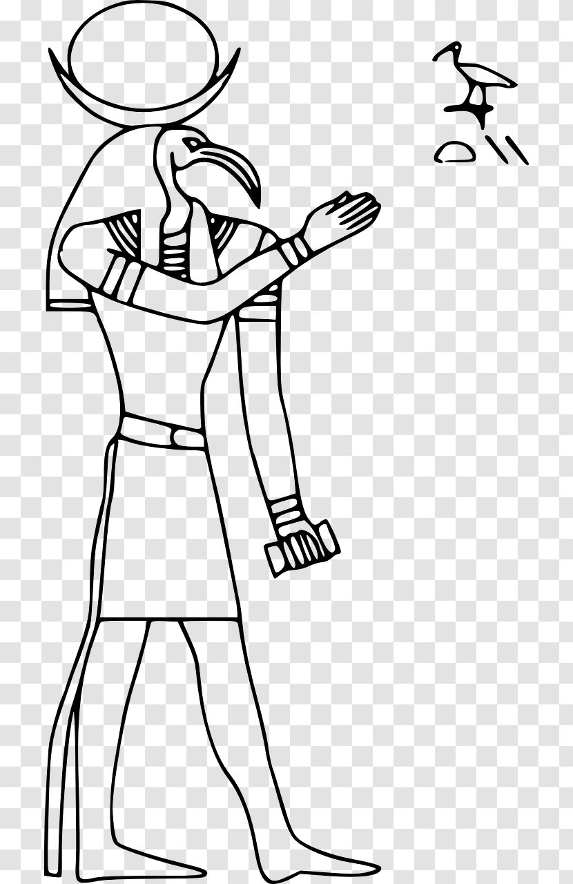 Ancient Egyptian Deities Thoth Emerald Tablet - Hieroglyphs - Egypt Osiris Transparent PNG