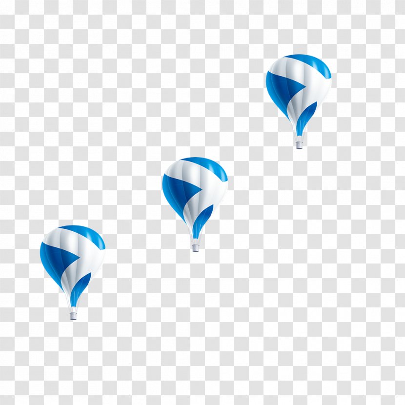 Balloon Clip Art - Blue - Hot Air Transparent PNG