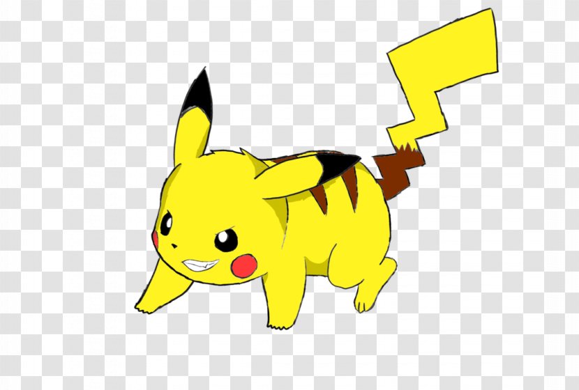 Pikachu Pokémon DeviantArt Drawing - Cartoon Transparent PNG