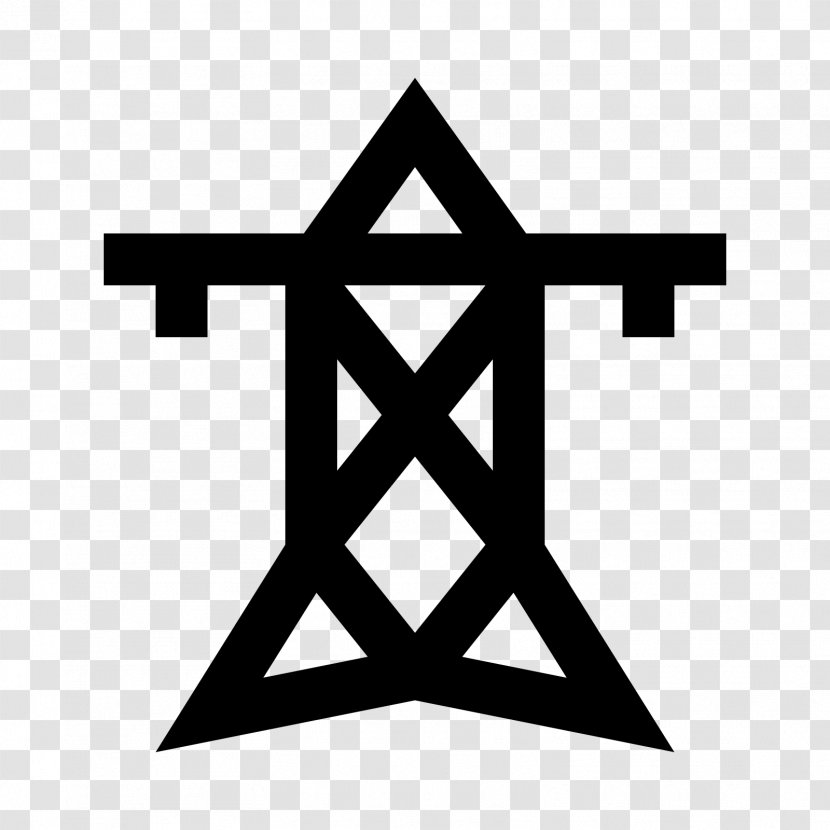 Electric Power Transmission Tower Station - Triangle - Symbol Transparent PNG