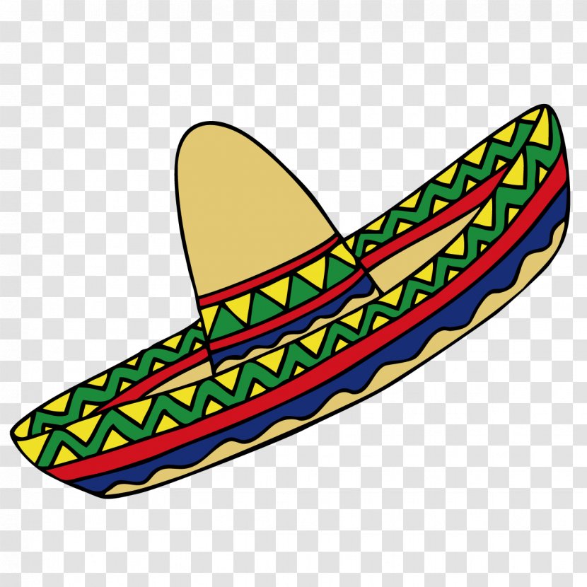 Mexican Hat Mexico Clip Art - Cartoon Transparent PNG