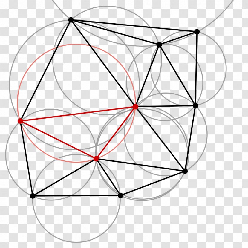 Point Delaunay Triangulation Voronoi Diagram Geometry - Symmetry - Triangle Transparent PNG