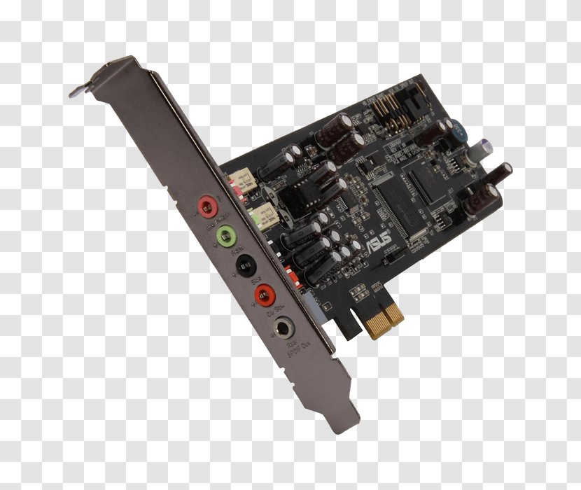 Asus Xonar Sound Cards & Audio Adapters PCI Express 5.1 Surround - 71 - Computer Transparent PNG