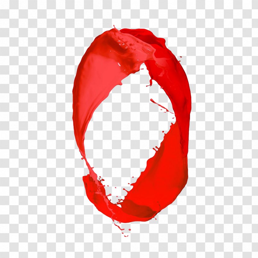 Red Paint 0 - Color - Pigment Number Transparent PNG