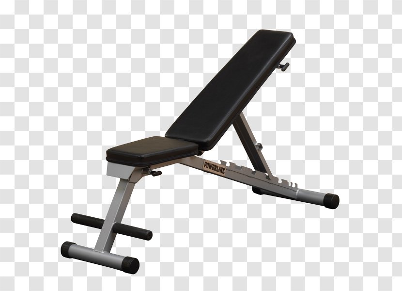 Body Solid Powerline PFID125X Folding Adjustable Bench Body-Solid, Inc. Cap Barbell Deluxe Utility - Exercise Equipment - Weight Transparent PNG