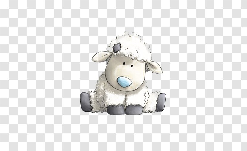White Lamb - Silhouette - Flower Transparent PNG