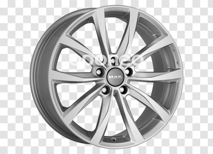Car Rim Alloy Wheel Tire - Aluminium - Mak Transparent PNG