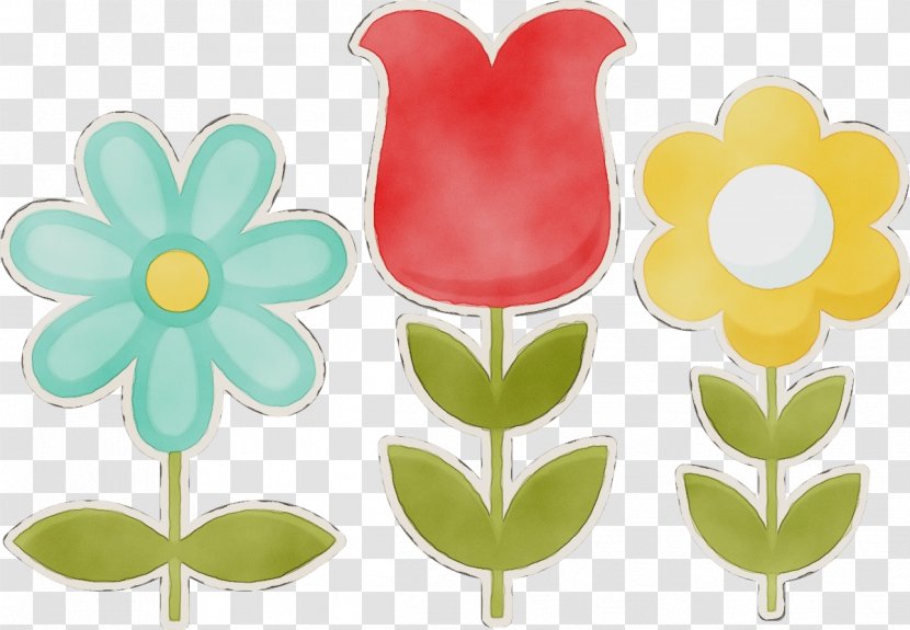 Watercolor Flower Background - Heart - Plant Symbol Transparent PNG