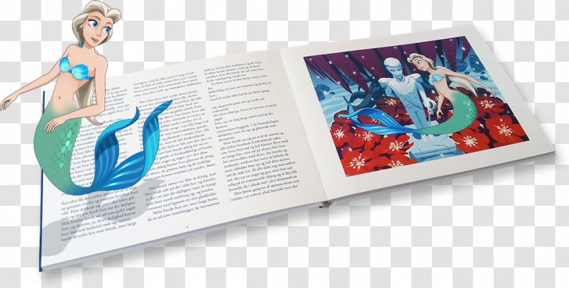 The Little Mermaid Classic Book Augmented Reality Fairy Tale - Reading - Magic Transparent PNG