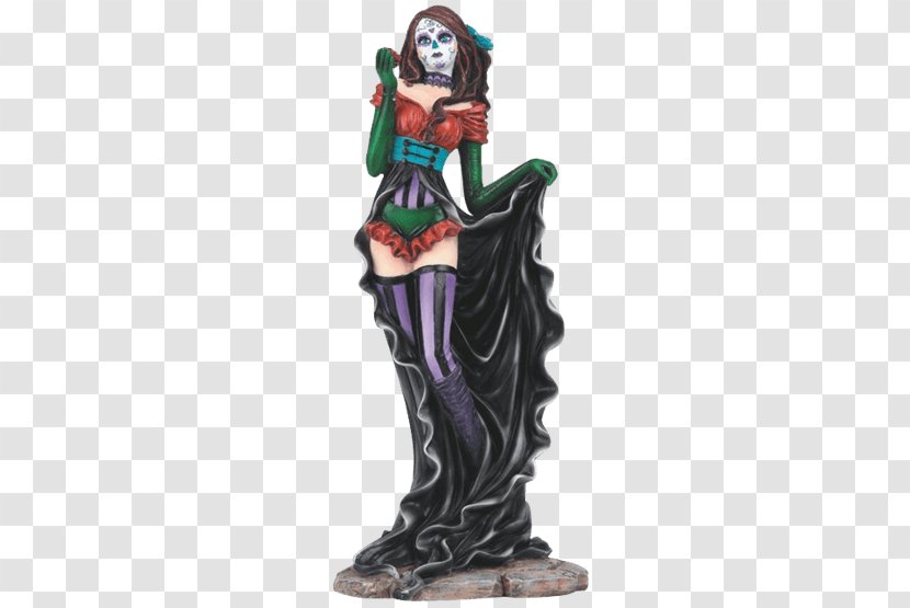 La Calavera Catrina Figurine Day Of The Dead Skull Transparent PNG