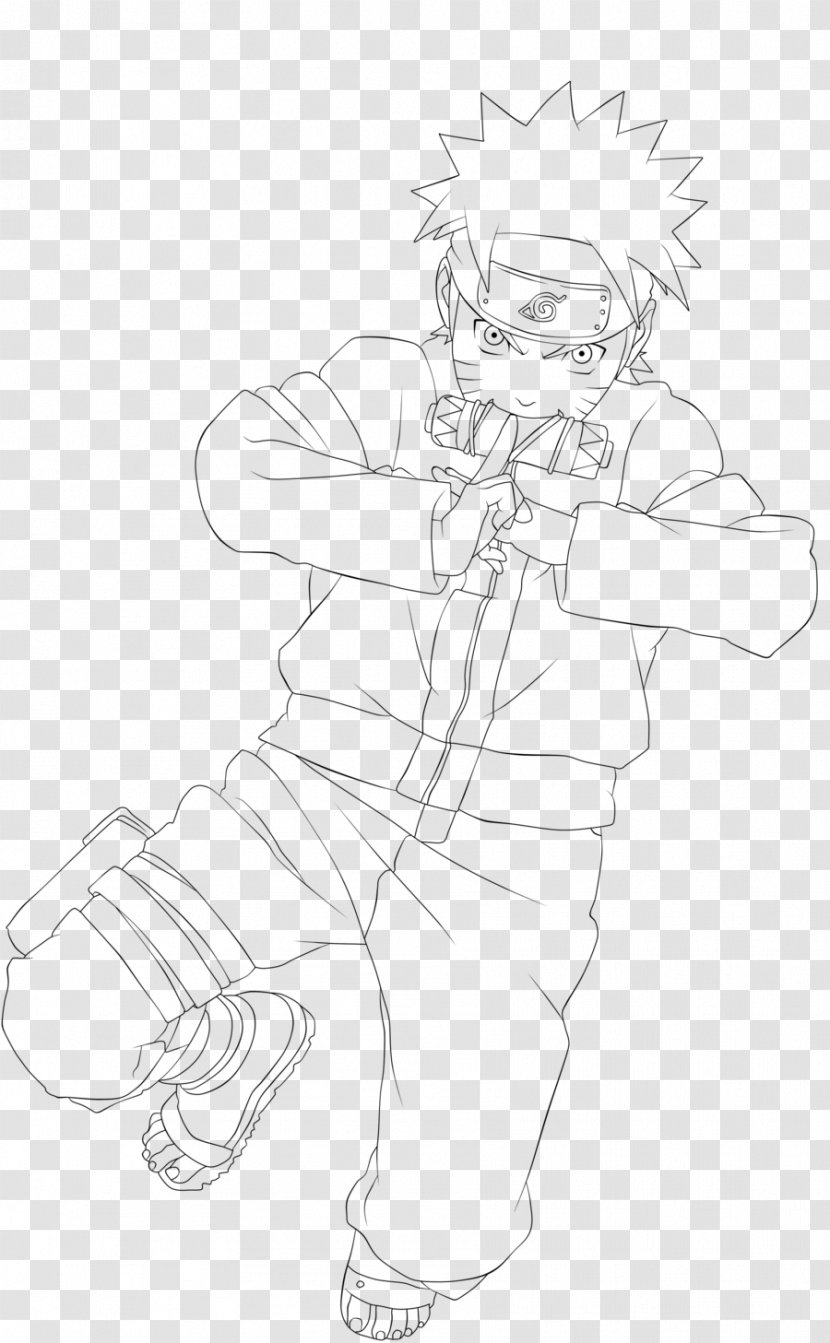 Line Art Drawing Sketch - Heart - Lineart Naruto Transparent PNG