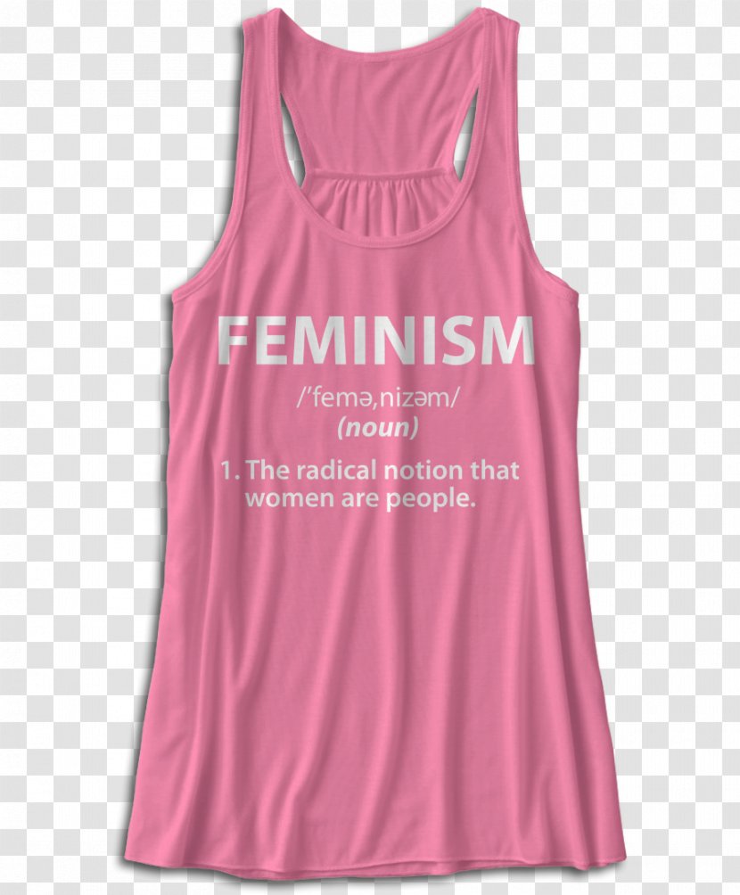 Sleeveless Shirt T-shirt Active Tank M - Feminism Definition Transparent PNG