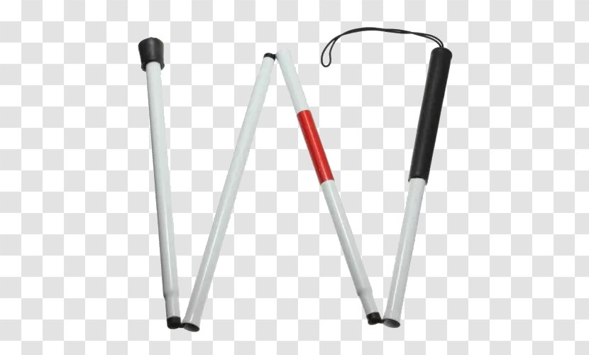 Walking Stick Crutch Assistive Cane Walker White - Blind Transparent PNG