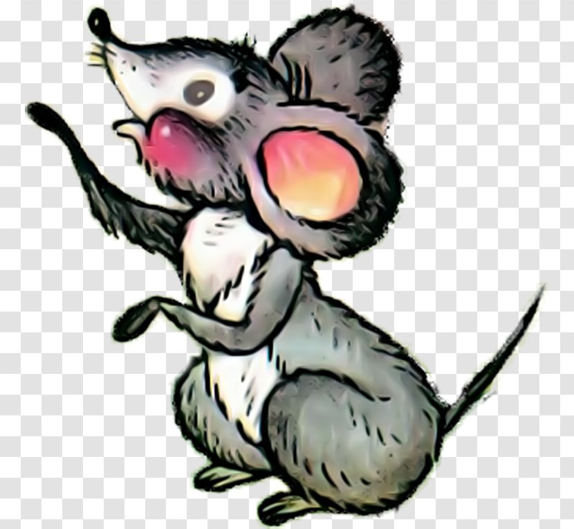 Whiskers Mouse Cat Clip Art - Fauna Transparent PNG